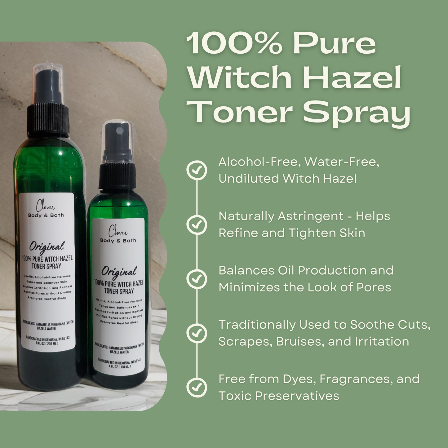 Witch Hazel Toner Spray