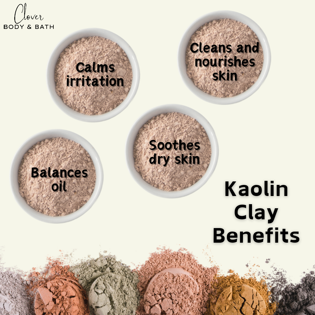 Charcoal & Rose Kaolin Soap Bar