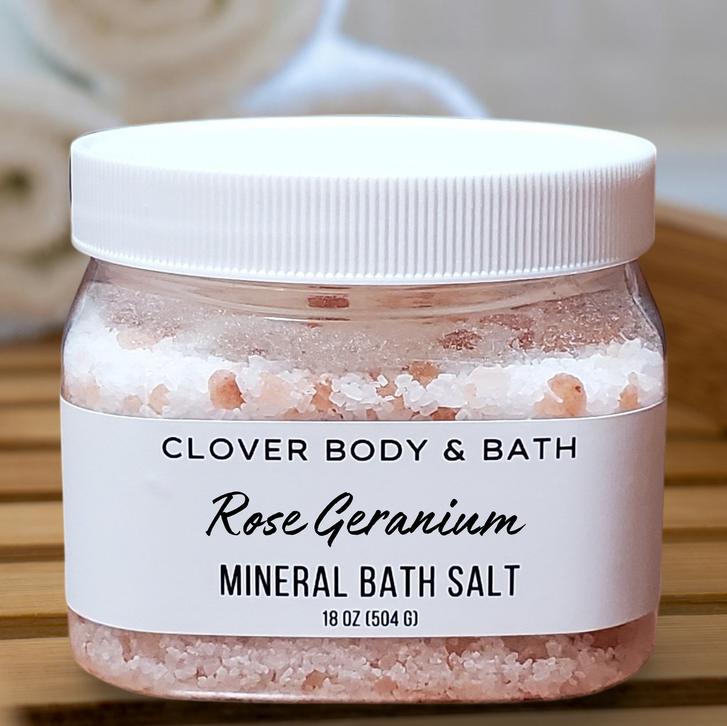 Rose Geranium Mineral Bath Salt