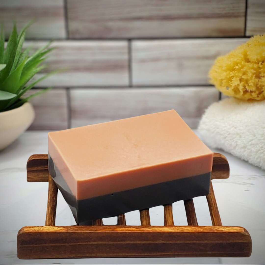 Charcoal & Rose Kaolin Soap Bar