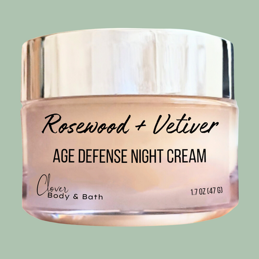 Rosewood + Vetiver Age Defense Night Cream