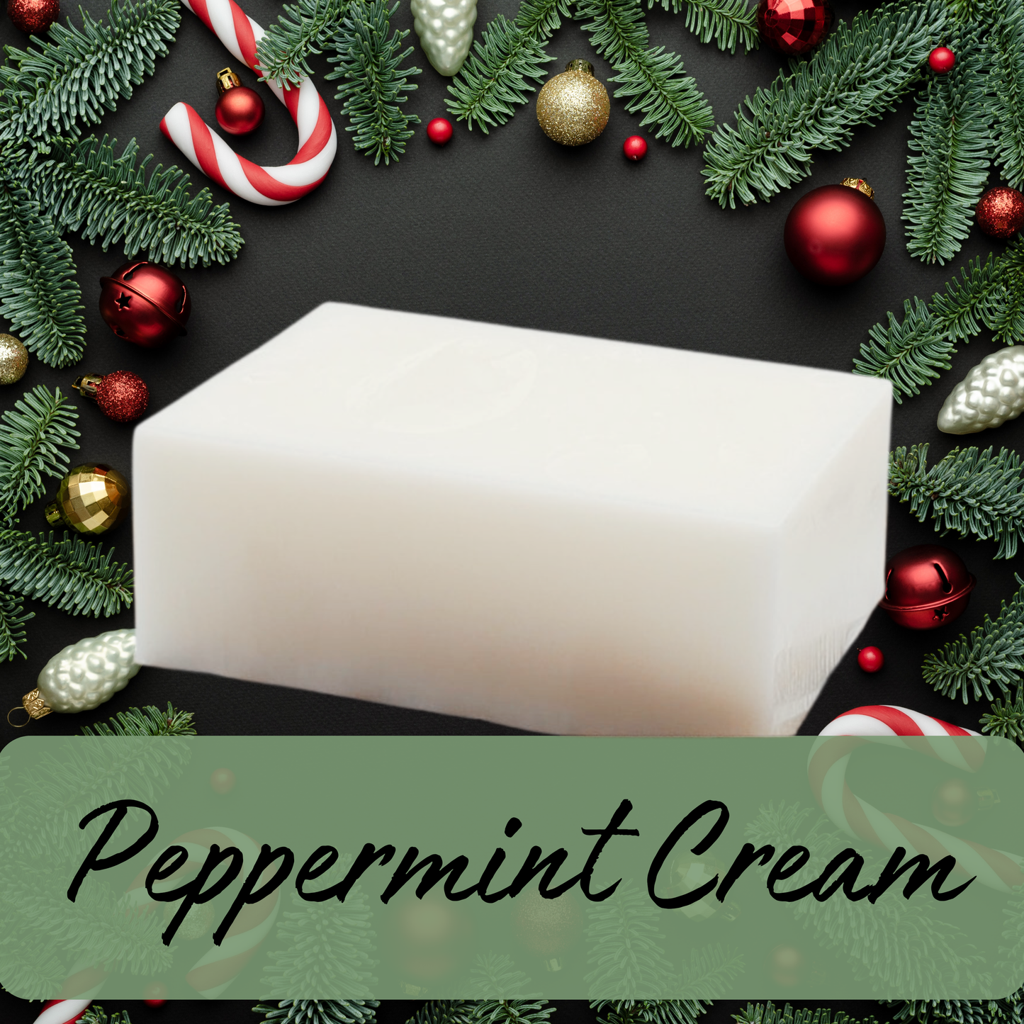 Peppermint Cream Soap Bar