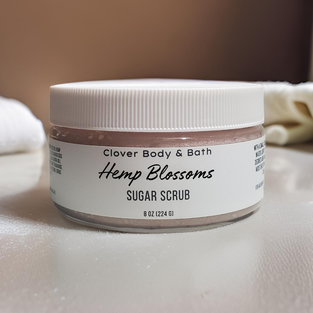 Hemp Blossoms Sugar Scrub