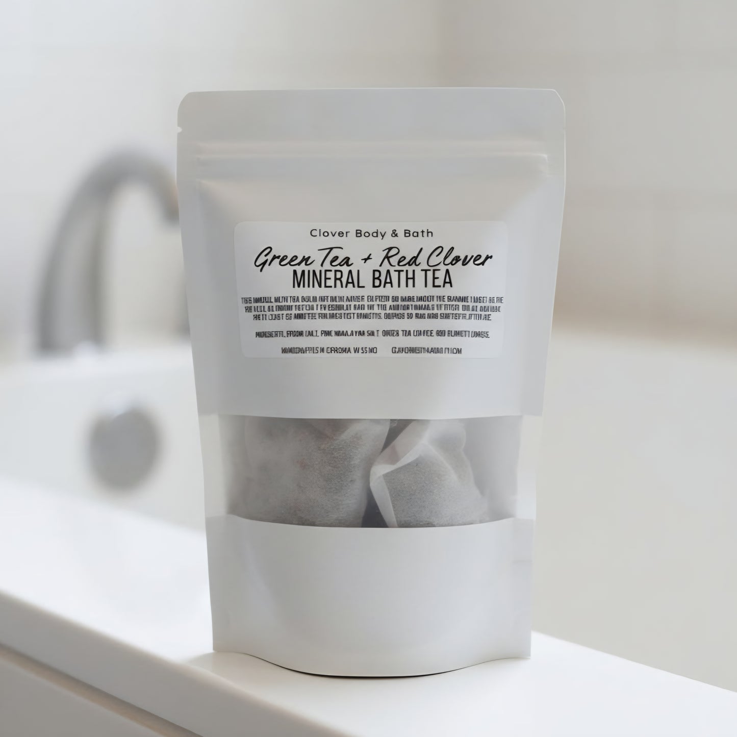 Green Tea & Red Clover Mineral Bath Tea