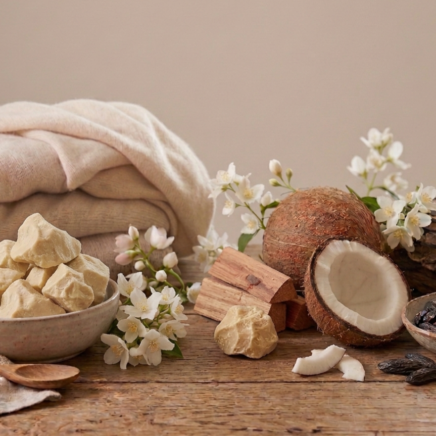 Cocoa Butter Cashmere African Black Soap Bar