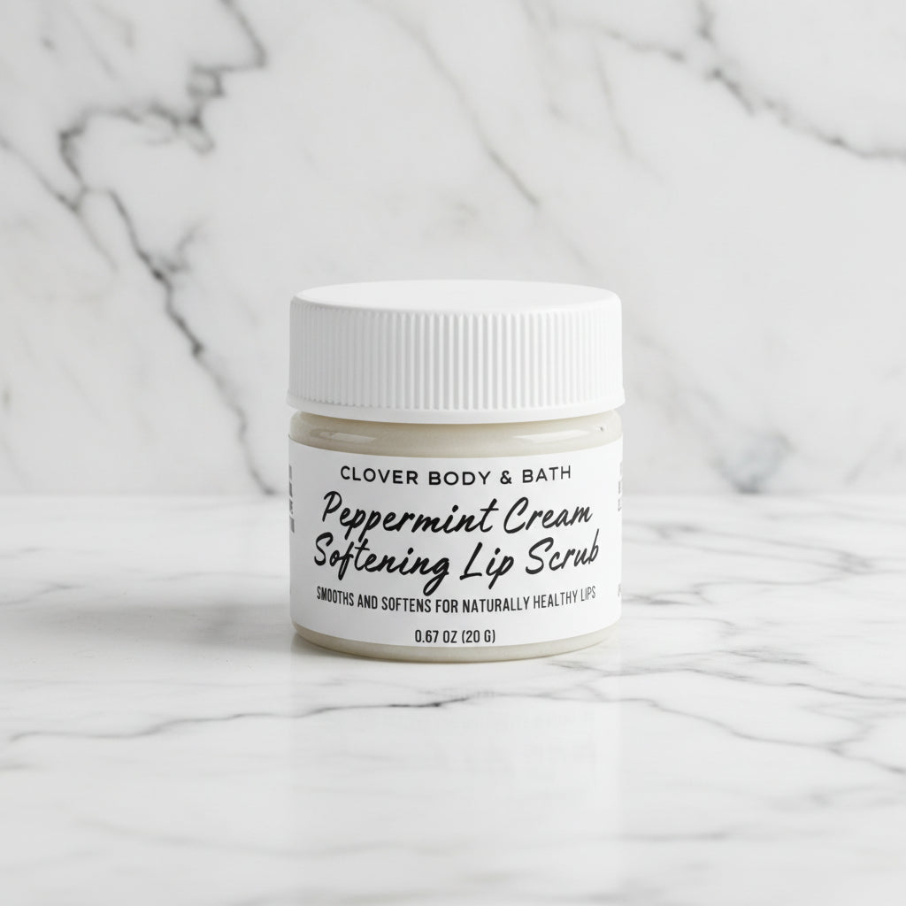 Peppermint Cream Softening Lip Scrub