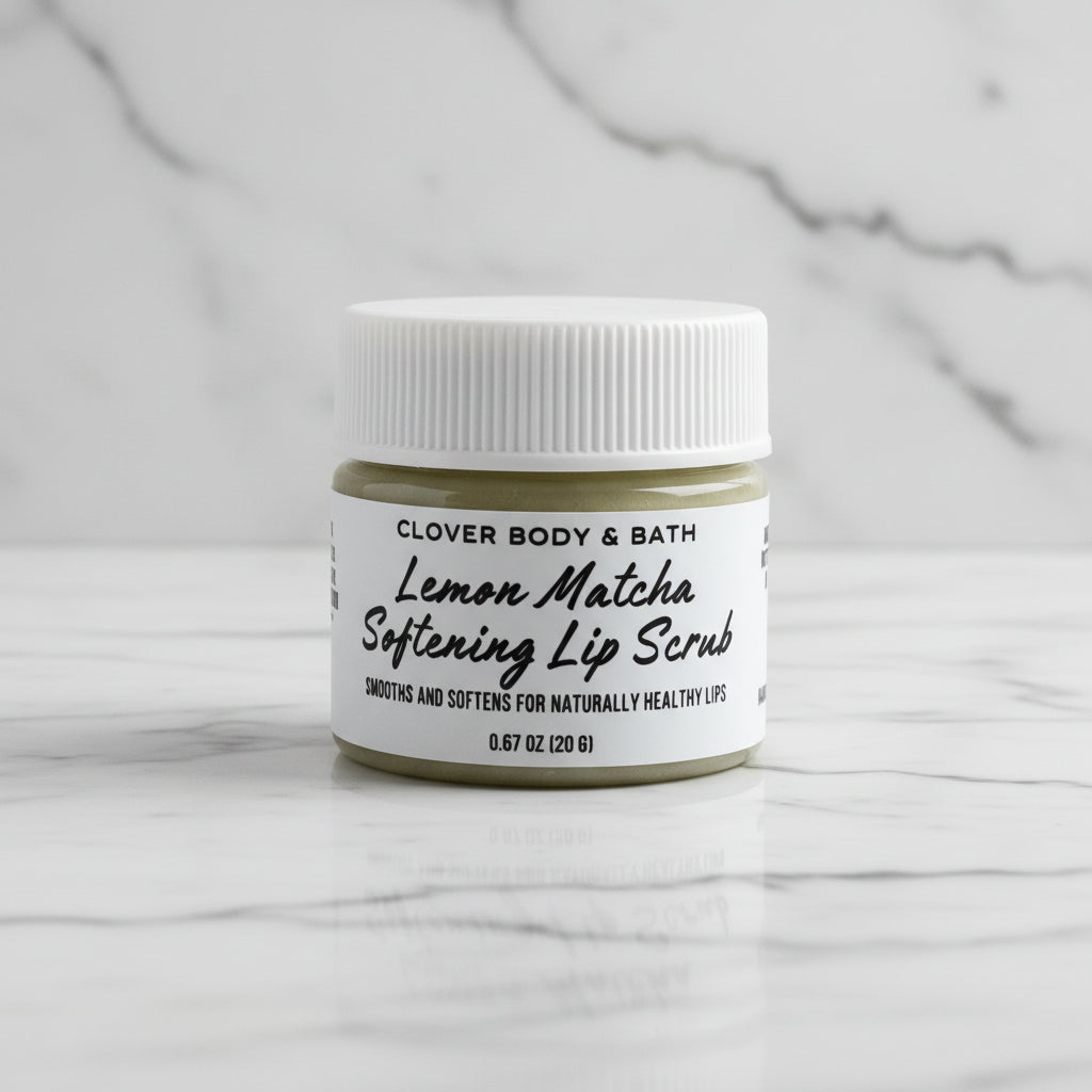 Lemon Matcha Softening Lip Scrub